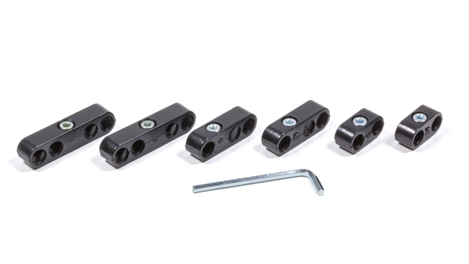 TRANS-DAPT 9577 Pro Style Spark Plug Wire Loom Kit, Black Plastic, Clamp Style