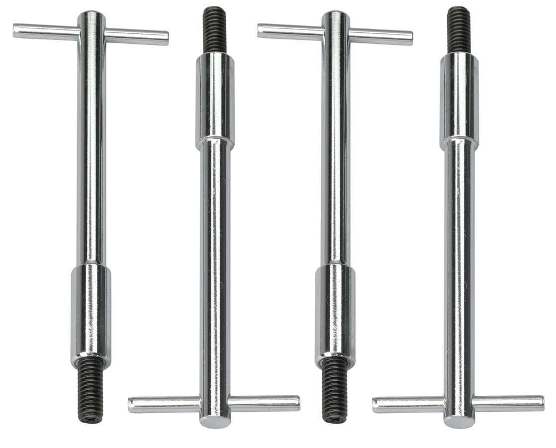 TRANS-DAPT 9672 Pontiac Valve Cover Wing Nut Fasteners, 5/16-18 Thread, Set of 4