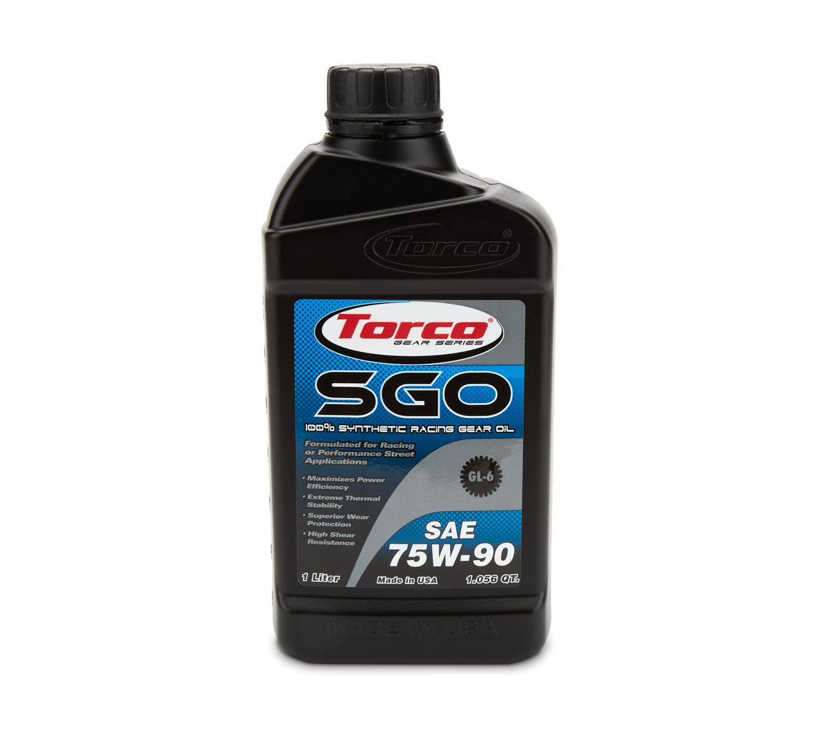 TORCO SGO 75W-90 Synthetic Racing Gear Oil, Part Number A257590CE, 1-Liter Bottle