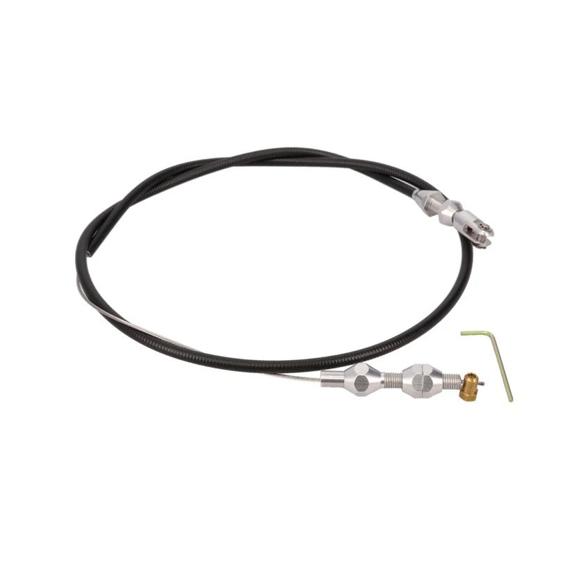 Top Street Performance Throttle Cable Adjustable Steel Black Coating GM Ls-series Each 81059