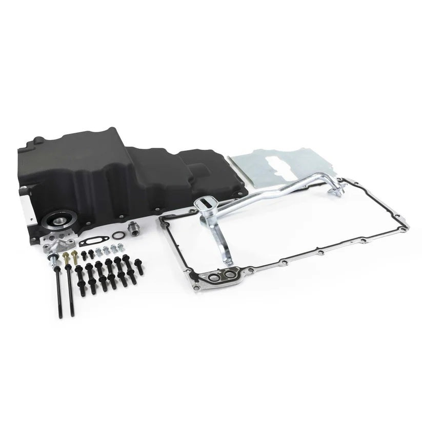 Top Street Performance Engine Oil Pan Low-profile Retro-fit Rear Sump 81073BK