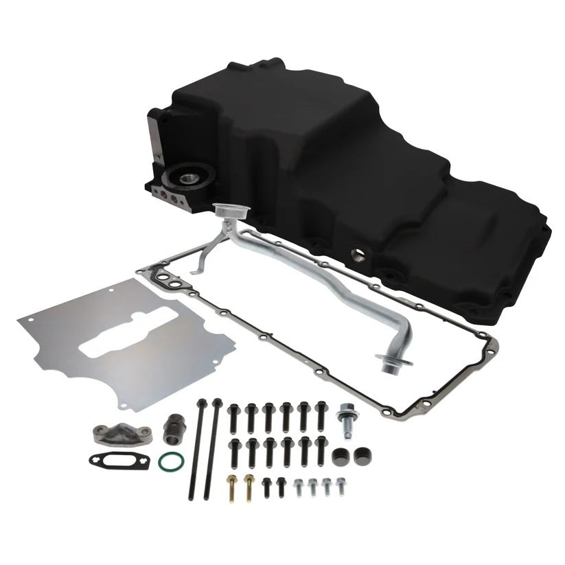 Top Street Performance Engine Oil Pan Low-profile Retro-fit Rear Sump 81075BK
