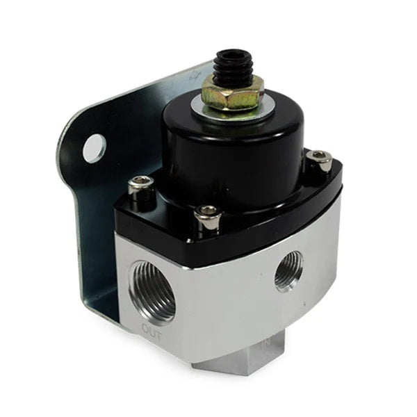Top Street Performance Fuel Pressure Regulator 5 To 12 Psi In-line JM1057BK