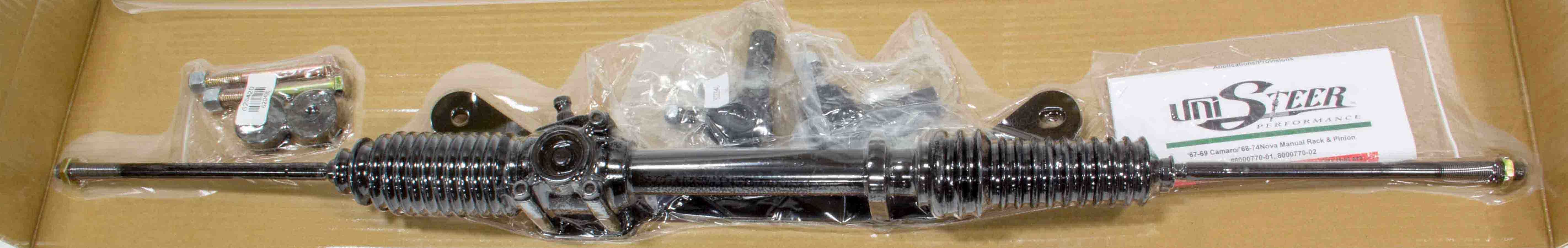 UniSteer Manual Rack & Pinion Kit 1967-1969 Chevy Camaro 8000770-01 - UniSteer Performance