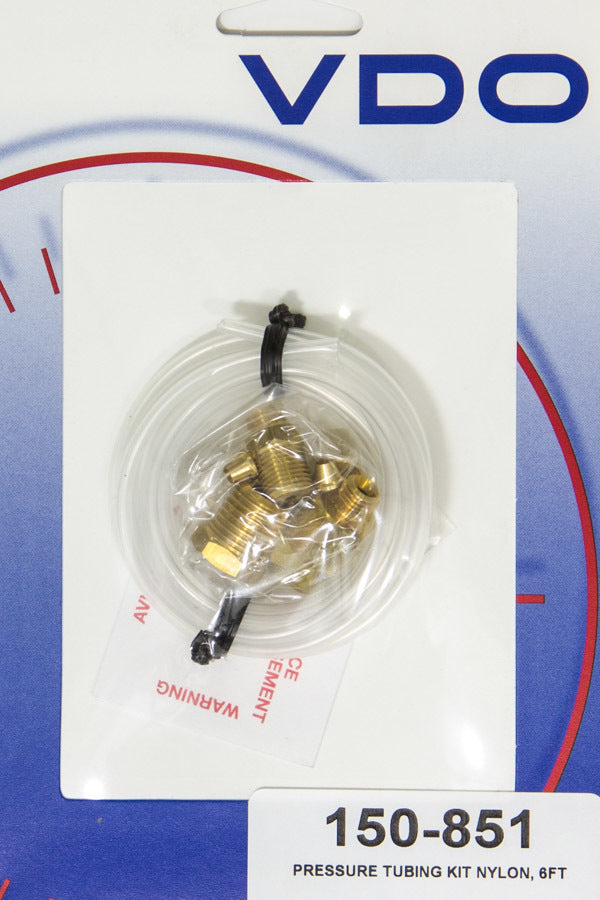 VDO 150-851 6-Foot Plastic Gauge Tubing Kit with Brass Fittings