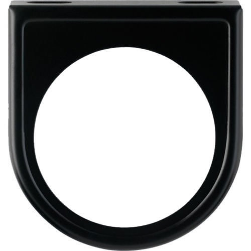 VDO 240-027 Universal Gauge Mounting Panel, One 2-1/16-Inch Hole, Black Steel