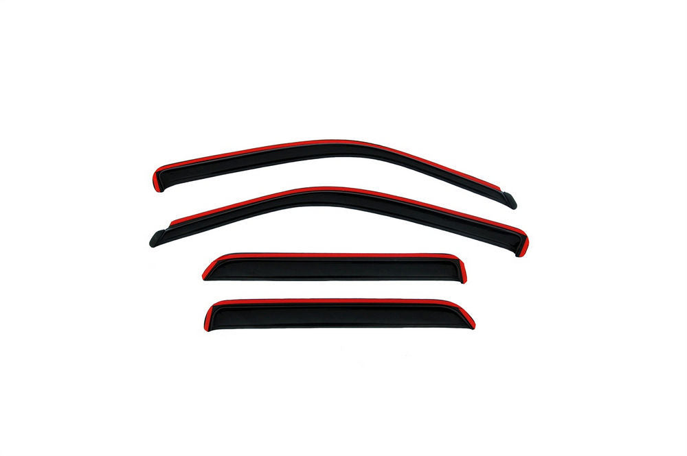 VENTSHADE 194407 In-Channel Window Ventvisor for 2005-2020 Nissan Midsize Truck, 4-Piece Smoke Kit