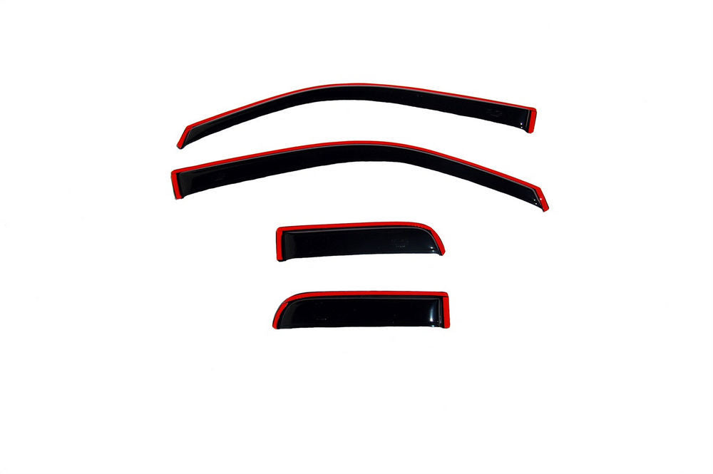 VENTSHADE 194738 In-Channel Ventvisor Side Window Visors for 2004-2014 Ford F-150 SuperCab and Extended Cab, Dark Smoke, 4-Piece