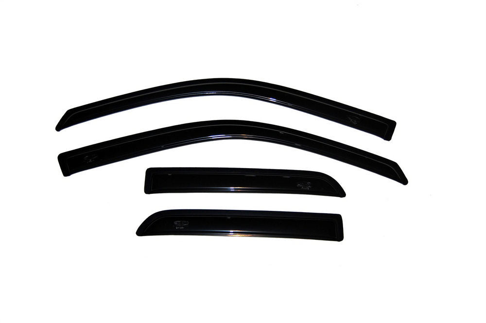 VentShade Ventvisor Original Side Window Visors 94101 for 2009-2010 Dodge Ram Quad Cab, Dark Smoke
