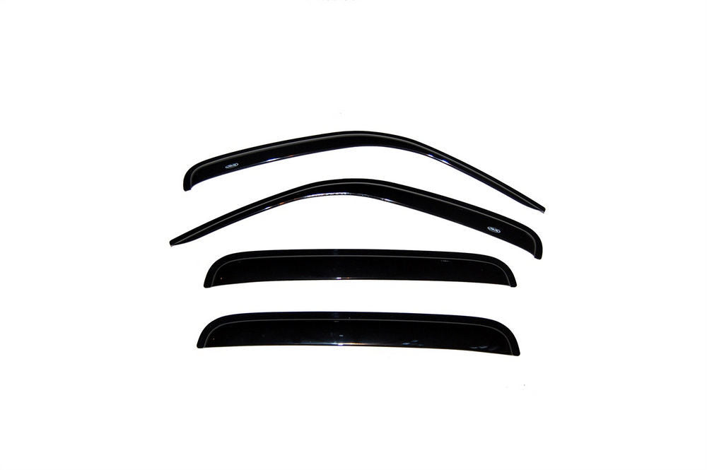 VENTSHADE 94428 Original Ventvisor Side Window Visors for 2002-2007 Jeep Liberty, Dark Smoke