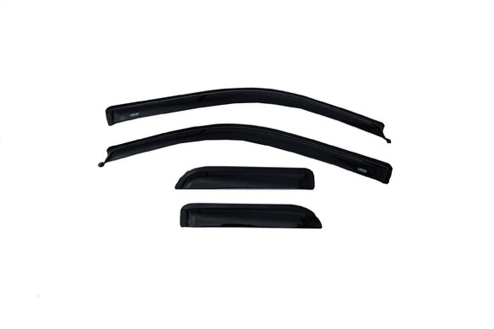 VENTSHADE 94738 Original Ventvisor Side Window Deflectors for 2004-2014 Ford F-150 Extended Cab, Dark Smoke