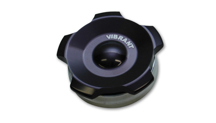 Vibrant Performance 11291 Black Anodized Aluminum Fill Cap and Weld-On Bung Kit, 2-Inch Opening
