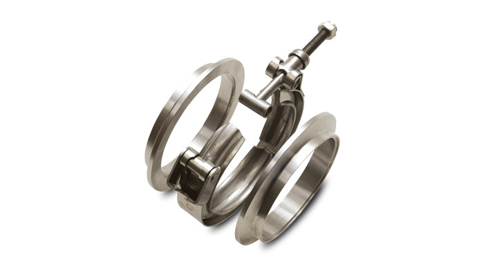 Vibrant Performance 12492 V-Band Titanium Flange Assembly for 3.5-Inch OD Tubing
