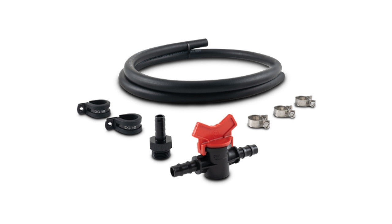 Vibrant Performance 12788 Catch Can Drain Kit with Ball Valve for 3/8-Inch Hose