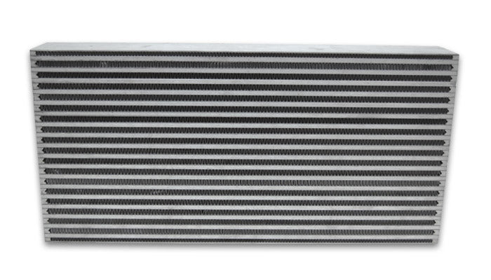 Vibrant Performance 12832 Horizontal-Flow Intercooler Core, Aluminum, Natural Finish