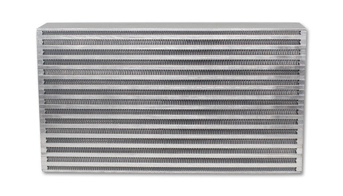 Vibrant Performance 12833 Horizontal-Flow Intercooler Core, Aluminum, Natural Finish