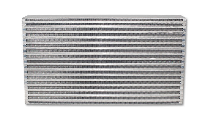Vibrant Performance 12835 Horizontal-Flow Intercooler Core, 20 x 11 x 3.5 in, Aluminum, Natural Finish
