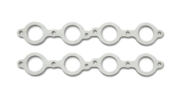 Vibrant Performance 14332 GM LS-Series Exhaust Manifold Header Flange, 1.89-Inch Round Port, Stainless Steel, Pair