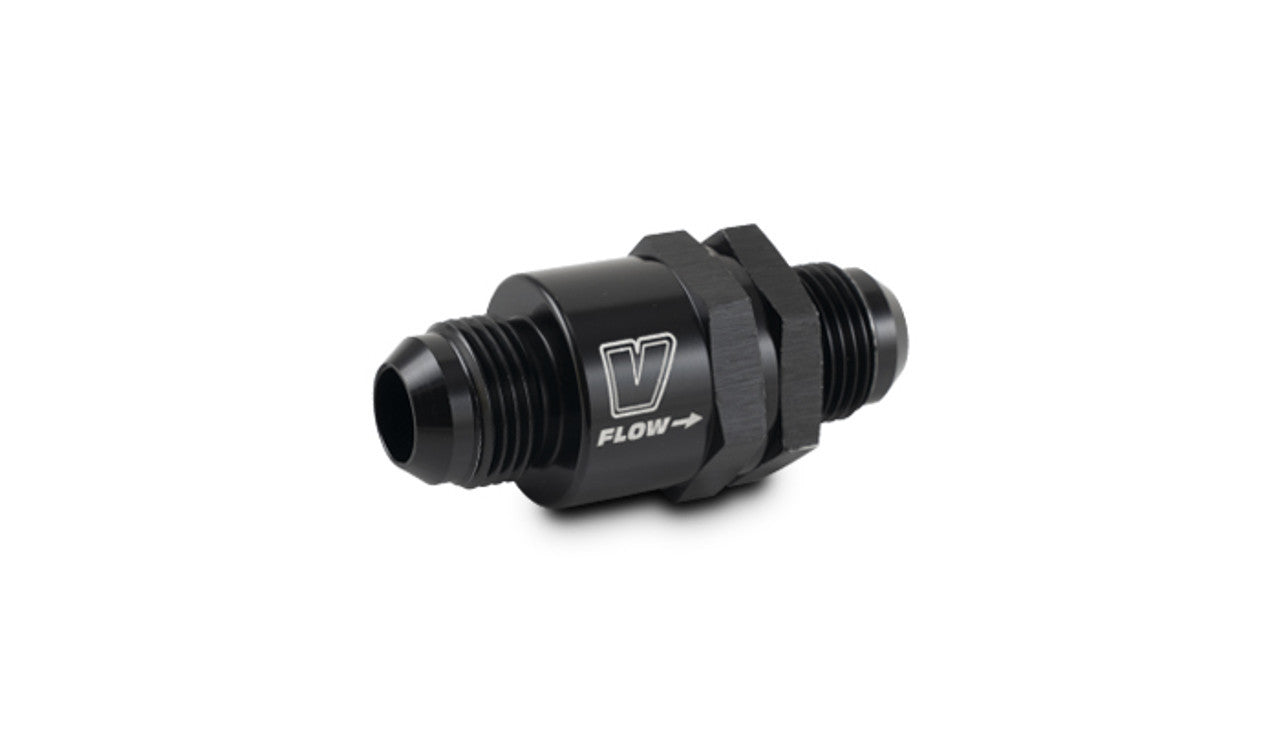 Vibrant Performance 16023 Piston-Style One-Way Check Valve, -10 AN Male Inlet and Outlet