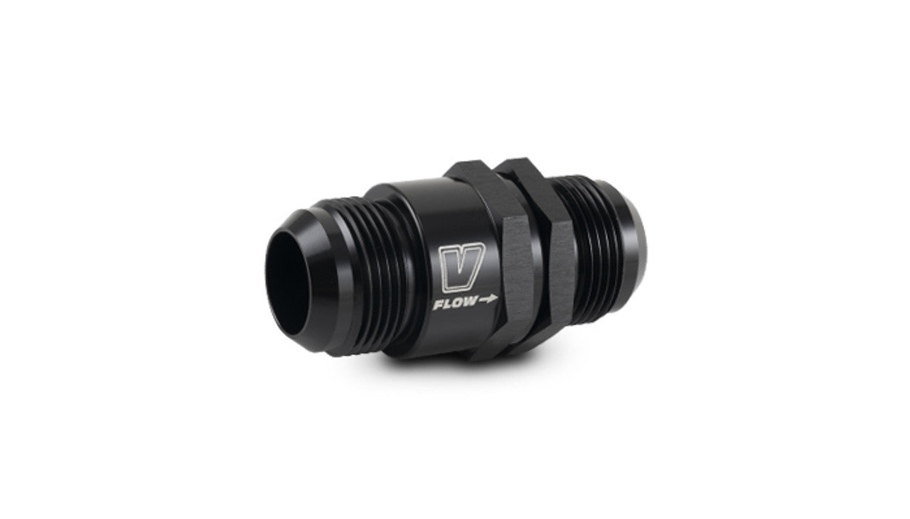 Vibrant Performance 16025 Piston-Style One-Way Check Valve, -16 AN Male Inlet and Outlet