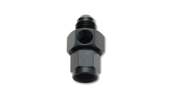 Vibrant Performance 16490 -10 AN Female to -10 AN Male Flare Gauge Adapter with 1/8 in NPT Port