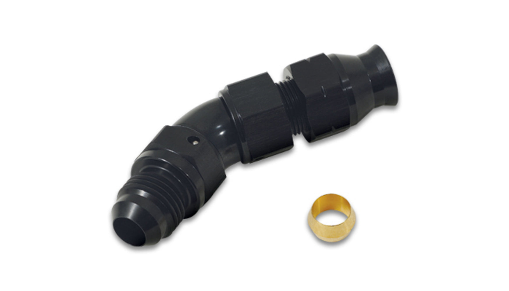 Vibrant Performance 16575 45-Degree -6AN Male to 5/16-Inch Tube End Fitting