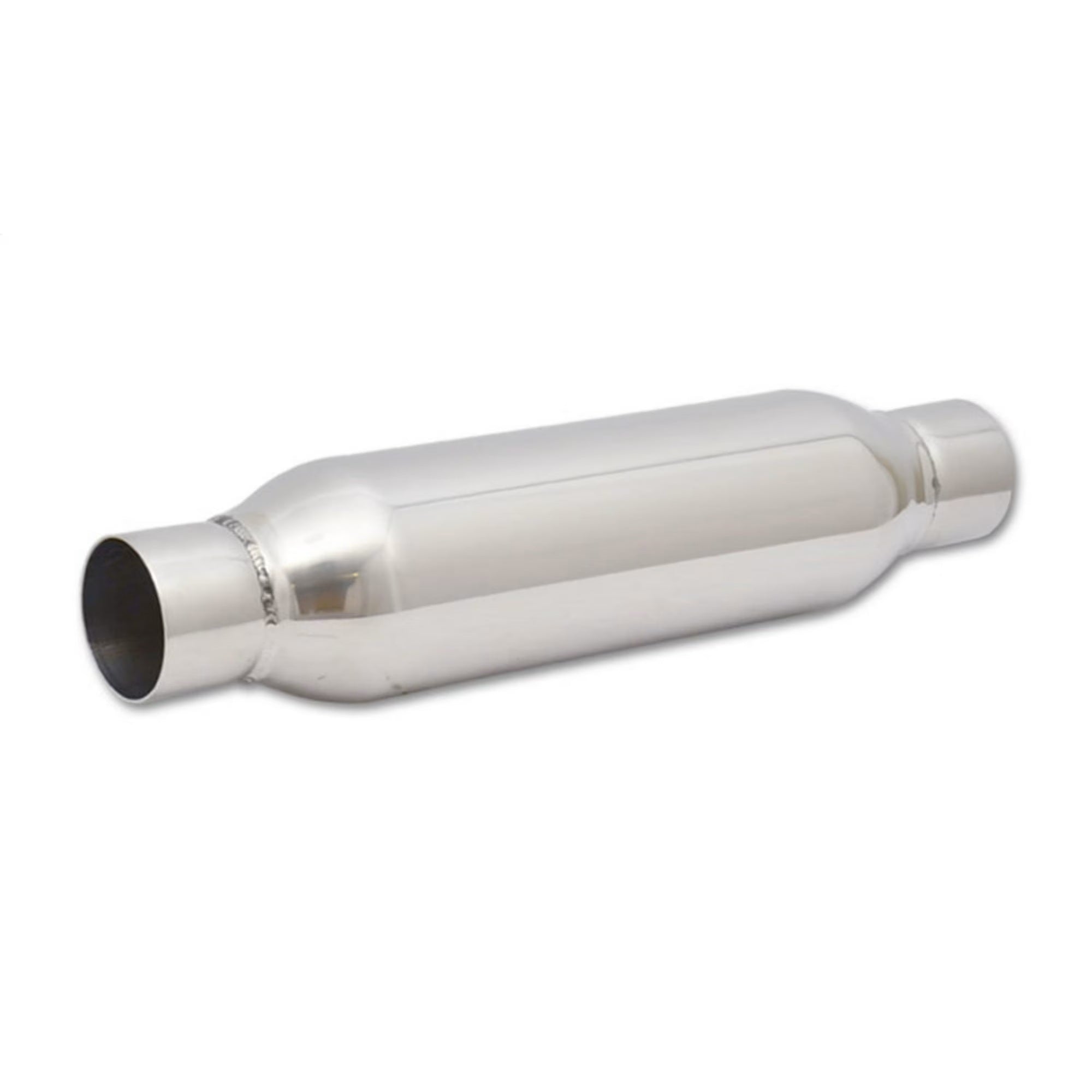 Vibrant Performance 1793 Bottle-Style Resonator, 2.5 in Inlet and Outlet, Stainless Steel