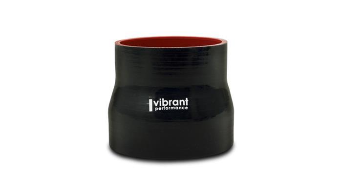 Vibrant Performance 19741 Straight Silicone Reducer Coupler, 3-1/2 in to 4 in Inlet/Outlet