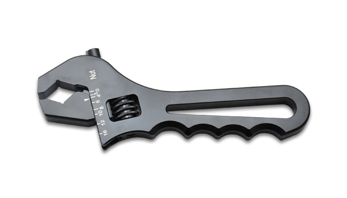 Vibrant Performance 20993 Adjustable AN Wrench, -4AN to -16AN, Black Anodized Aluminum
