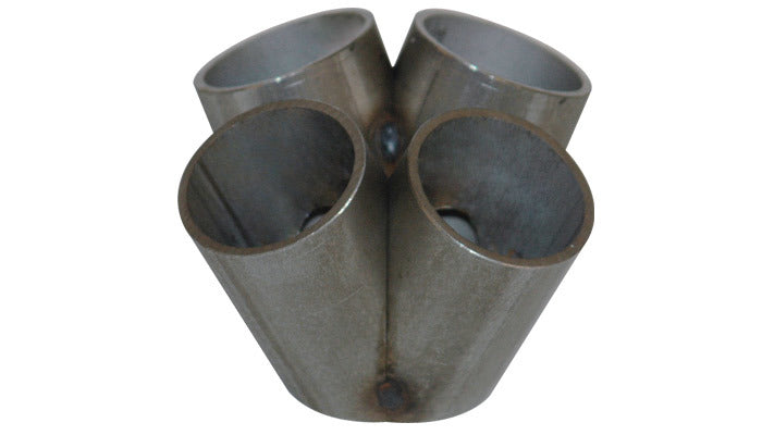 Vibrant Performance 2451 T3 Turbo Manifold Merge Collector, 4-to-1, Stainless Steel