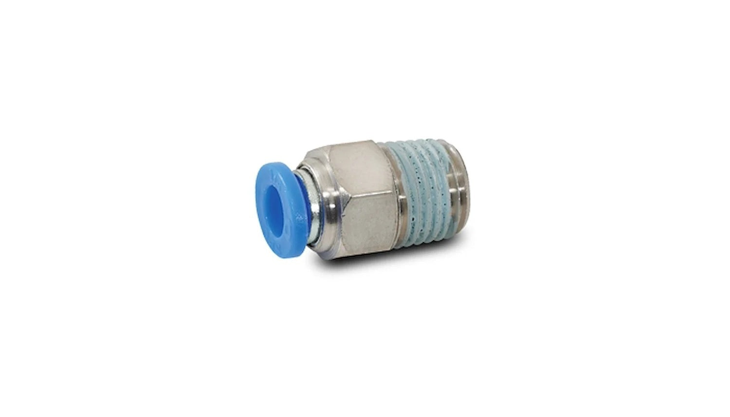 Vibrant Performance 2661 Straight Air Hose Adapter, 1/8 in NPT Male to 3/8 in Hose Quick Disconnect