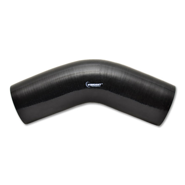 Vibrant Performance 2854 45-Degree Silicone Tubing Elbow, 1-3/4-Inch ID, Black