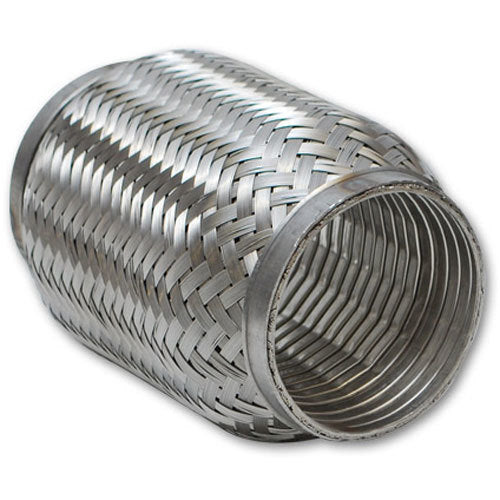 Vibrant Performance TurboFlex 61008 3-Inch Stainless Steel Exhaust Flex Pipe, 8-Inch Long