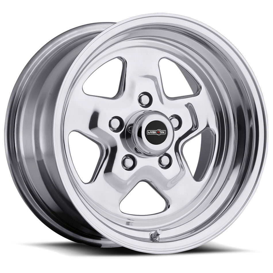 Vision Wheel Nitro 521H5761P0 15 x 7-Inch Polished Aluminum Wheel
