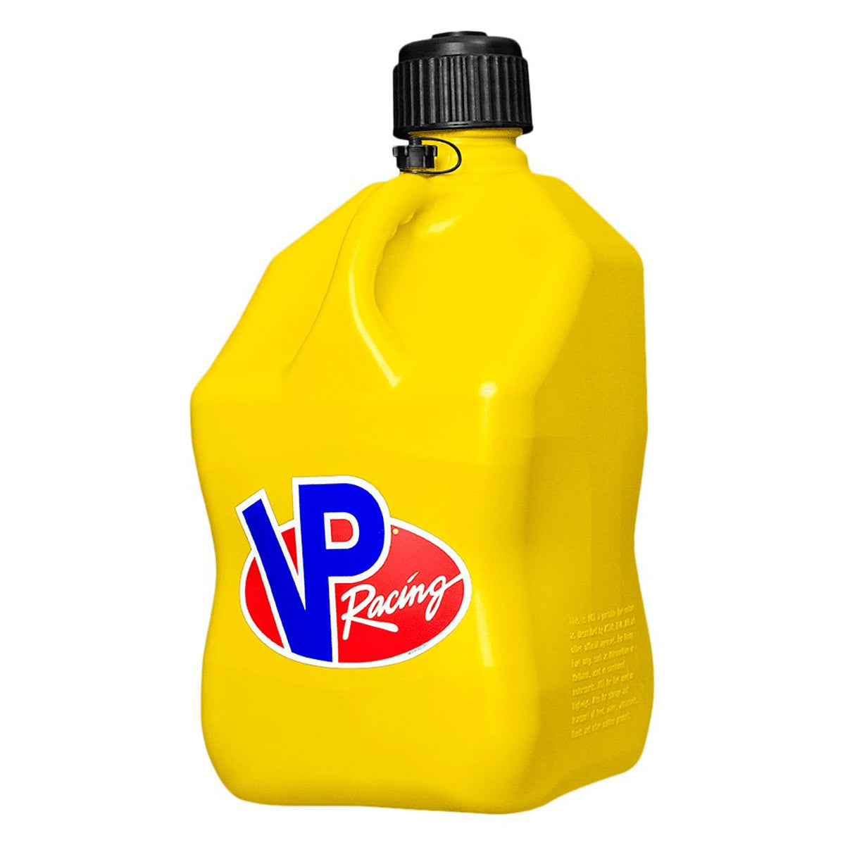 VP Racing 3552-CA Motorsports Utility Jug, 5.5 Gallon Square, Yellow