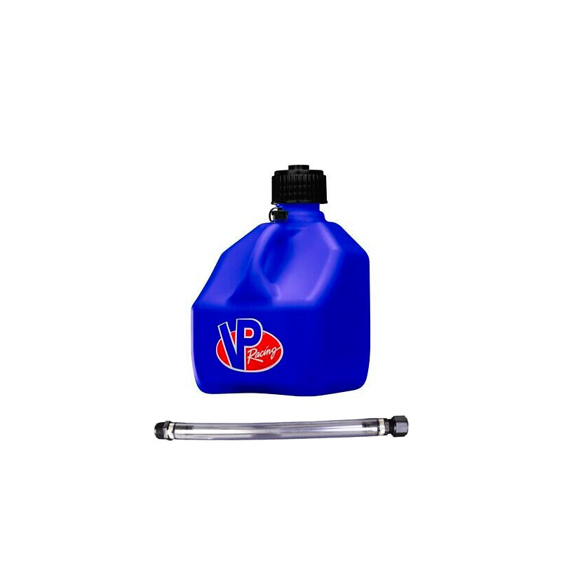 VP Racing 4177-CA Motorsports 3-Gallon Blue Square Utility Jug with Filler Hose