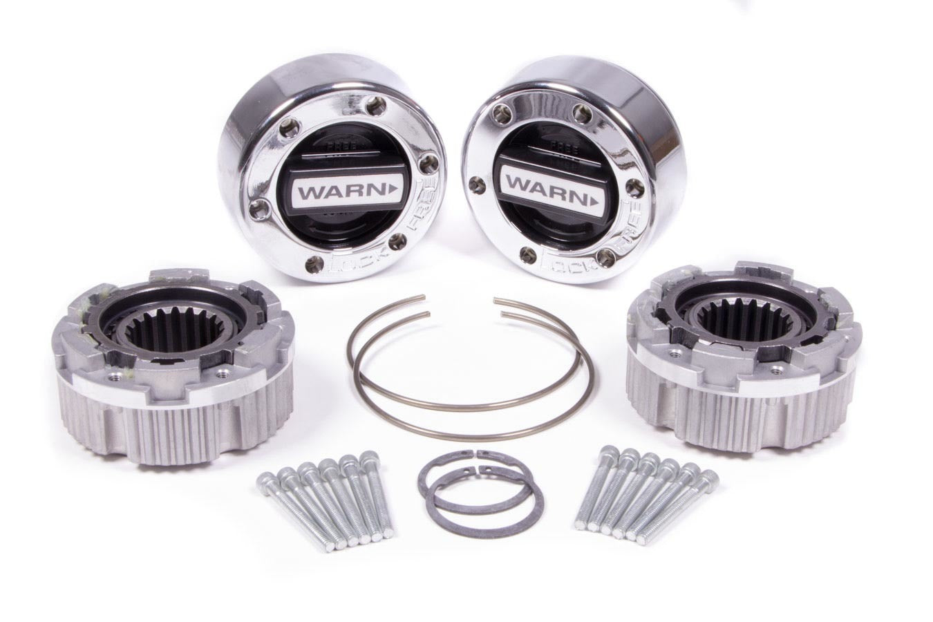 WARN 9790 Standard Manual Locking Hub Kit, 19-Spline