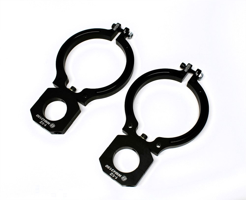 Wehrs Bottle Mount 4 in for 1-1/2 in Tube Nitrous Oxide Bottle Brackets WM140400T1500
