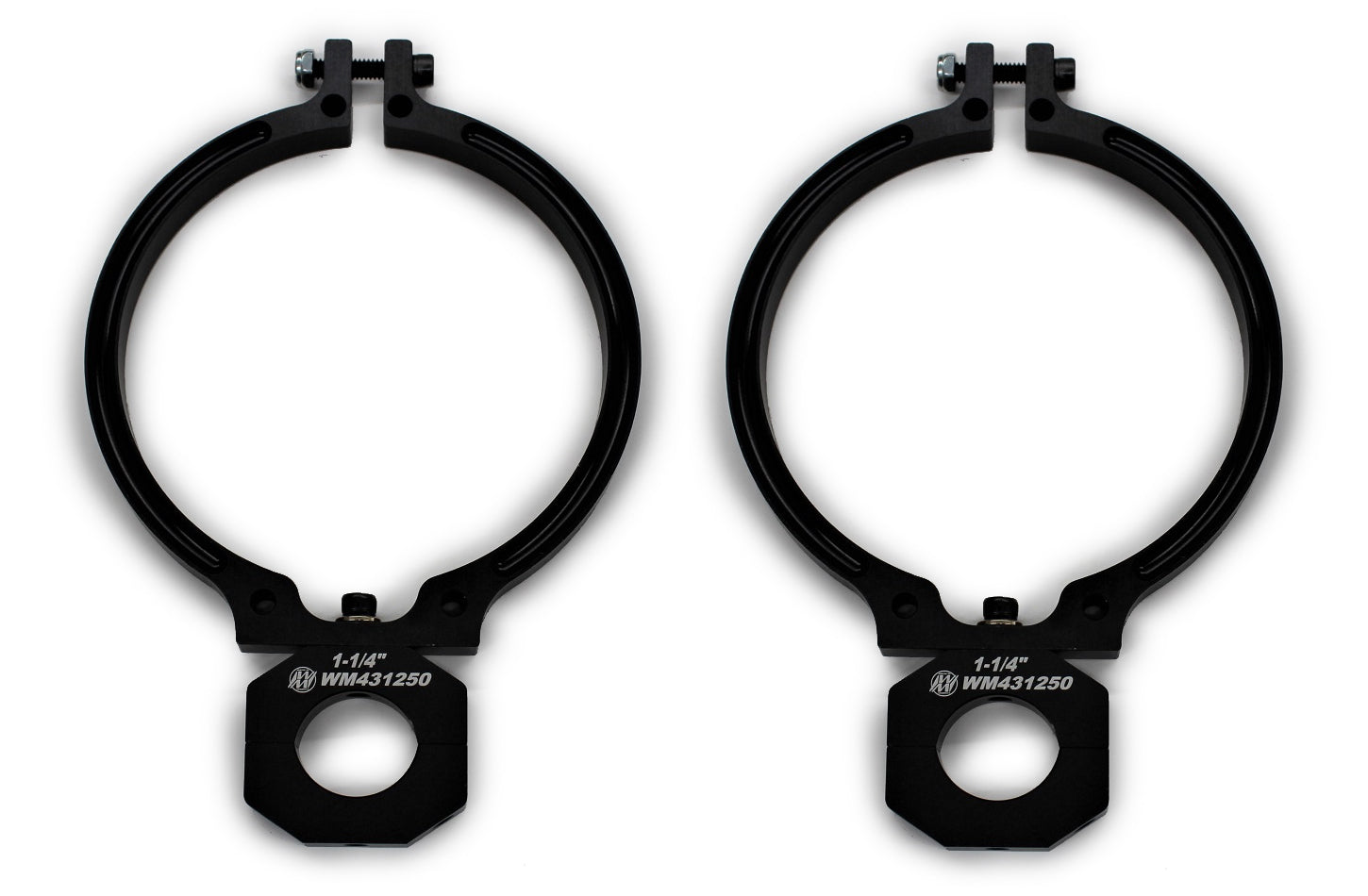 Wehrs Mount Fire Bottle 5.25 in ID 1-1/4 in Tube Mnt Pair Fire Extinguisher Bottle Brackets WM1405250T1250
