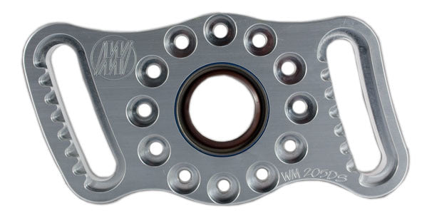 Wehrs Pinion Mount Dbl Sided Climber for QC Radiused Panhard, Track Bar, and Rear End Locator Mounts WM205DS