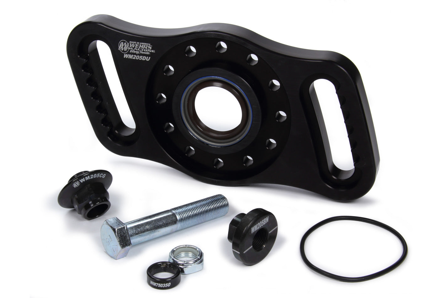Wehrs Pinion Mount Dbl Sided Climber for QC Radiused Panhard, Track Bar, and Rear End Locator Mounts WM205DU