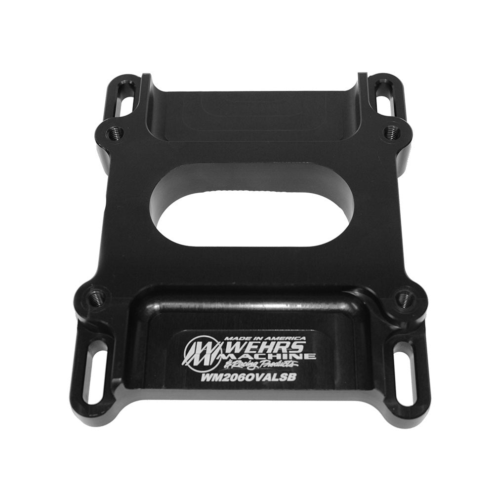 Wehrs Carb Adapater 4412 1 in Tall Oval Carburetor Adapters and Spacers WM206OVALSB