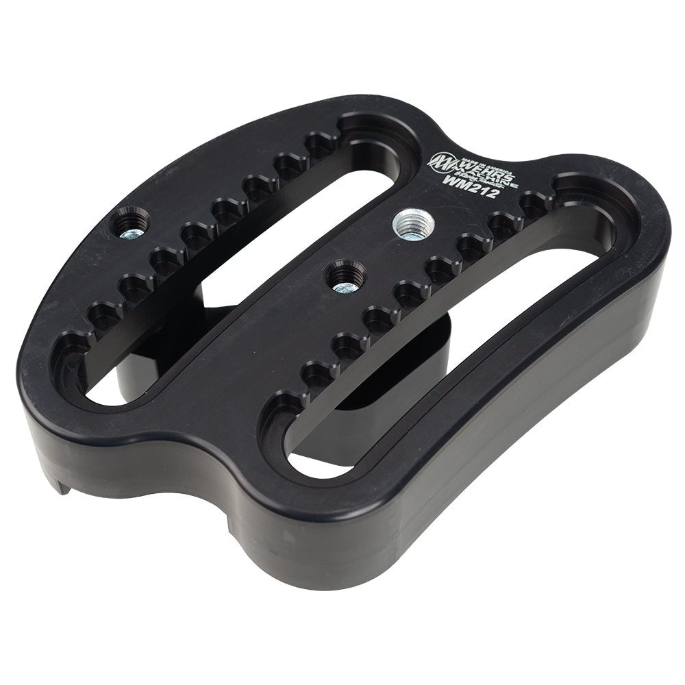 Wehrs Panhard Mount Alum 2x2 Double Radius Climber Panhard, Track Bar, and Rear End Locator Mounts WM212