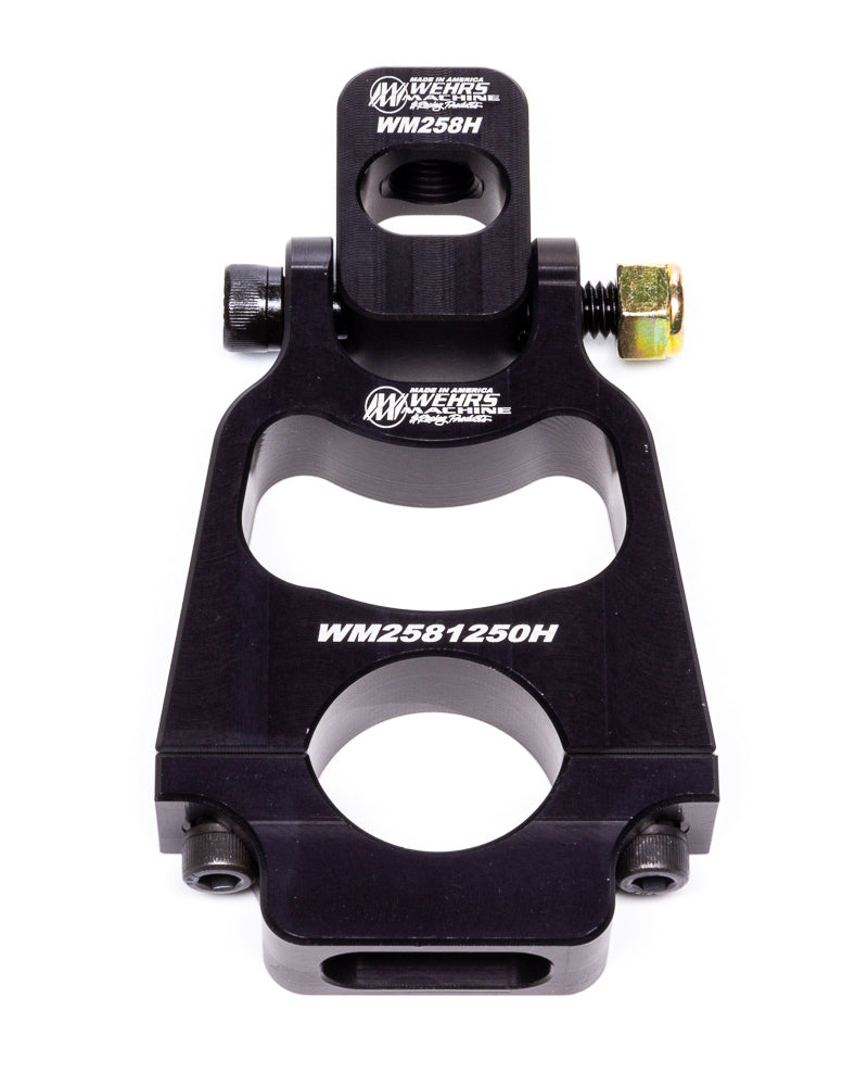 Wehrs Clamp On Hood Pin Mount Hinged 1-1/4 in Dia 4-1/2 Body Panel Brackets WM258125045H