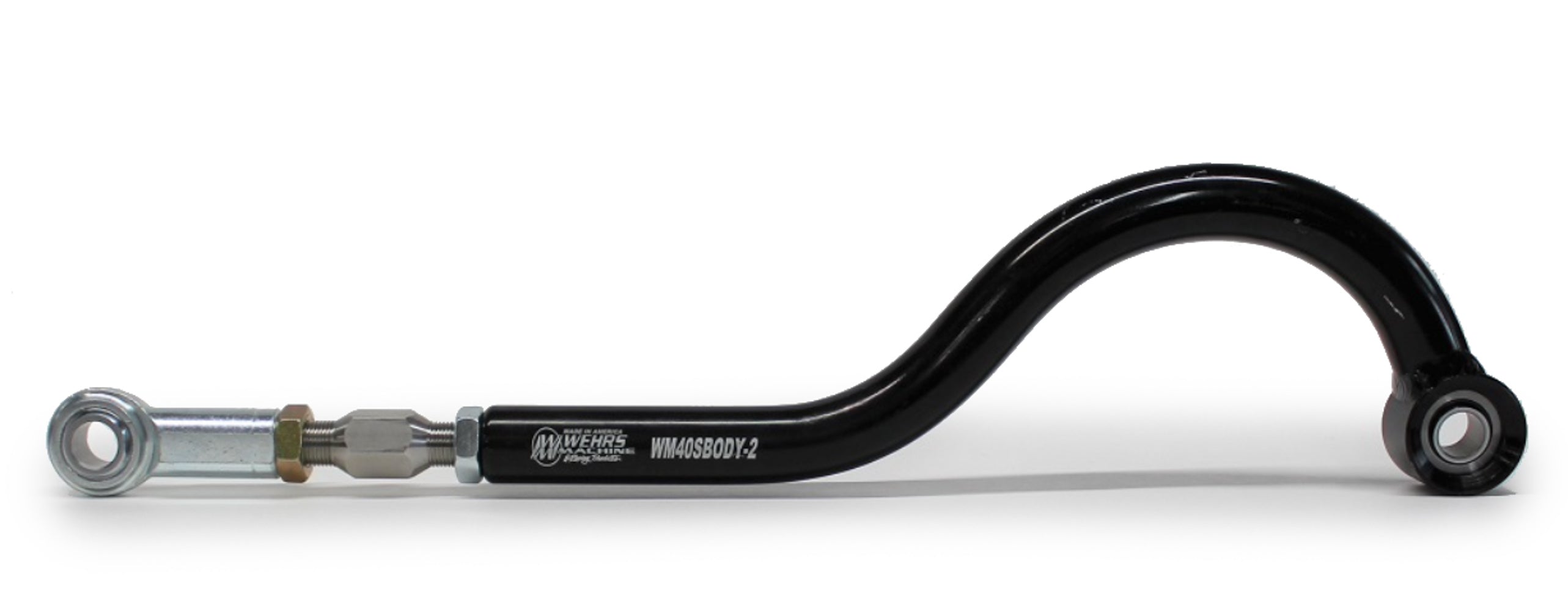 Wehrs J-Bar Panhard Bar 21 in to 23 in Steel 4 in Drop Rear End Locators WM40S21-23