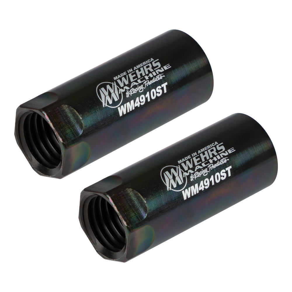 Wehrs Jam Nut Tall 1 in Coarse Jack Screw Steel (Pair) WM4910ST