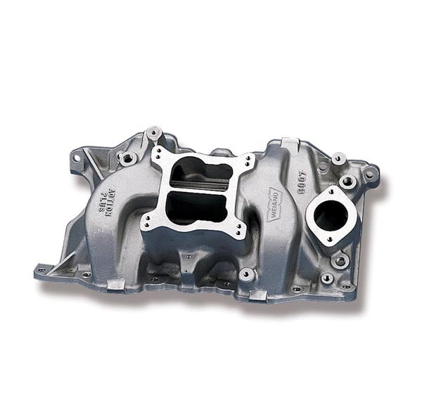 Weiand 8007WND Action Plus Dual-Plane Intake Manifold for Small Block Mopar