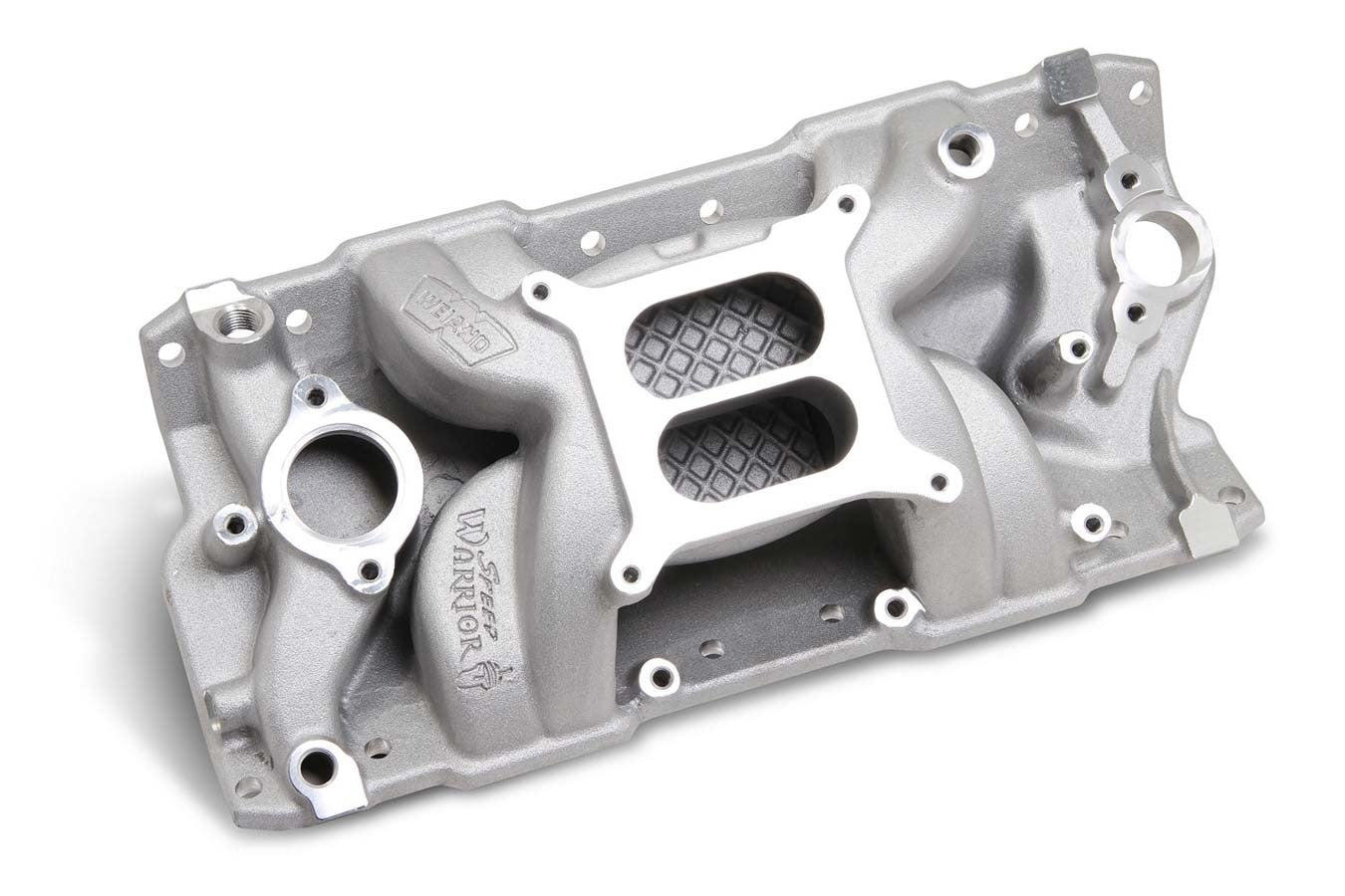 Weiand 8501WND Speed Warrior SBC Intake Manifold, Dual Plane Square Bore