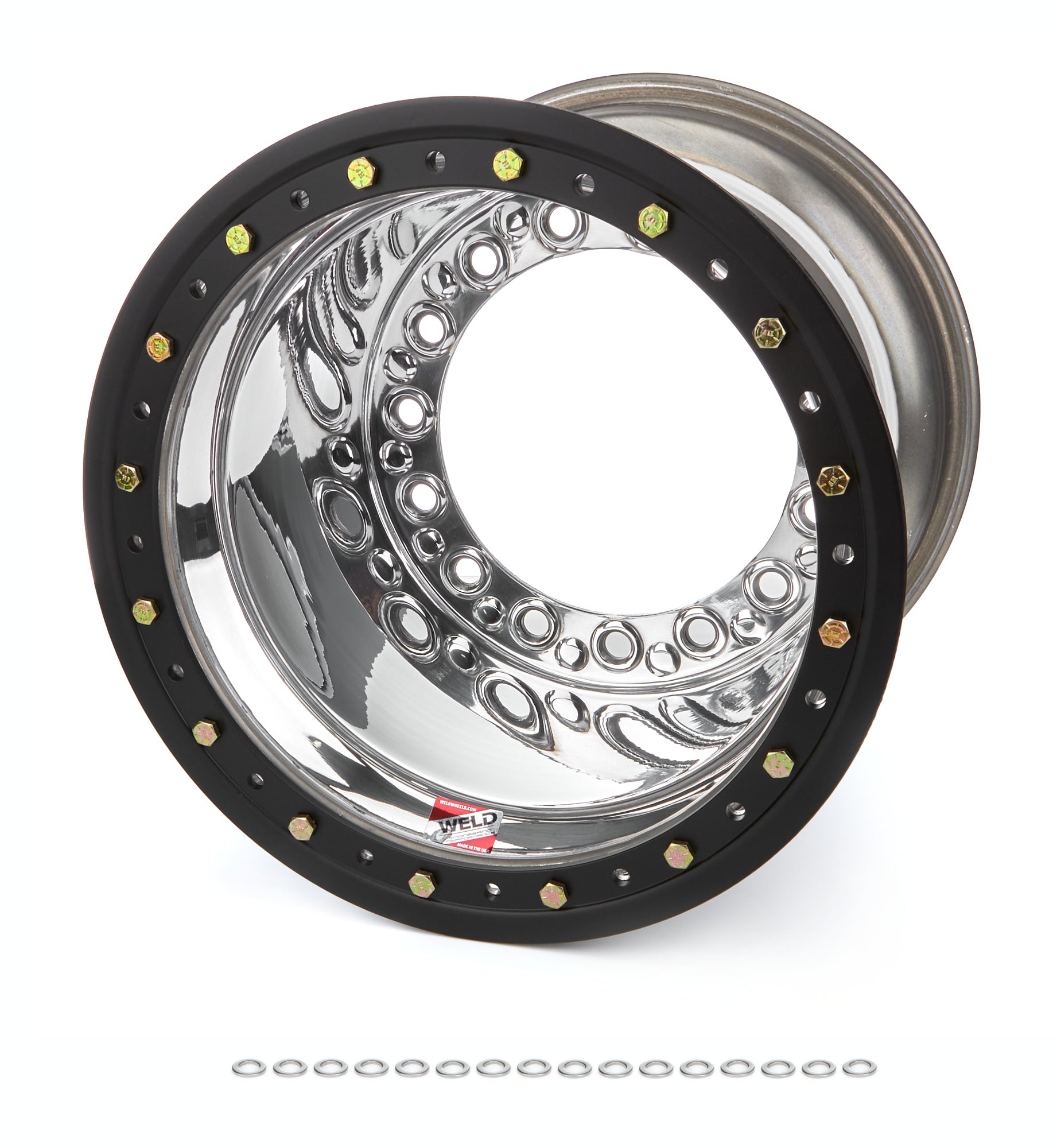WELD Racing 559-5323M Wide 5 XL Beadlock Aluminum Wheel, 15 x 13-Inch, 3-Inch Backspace