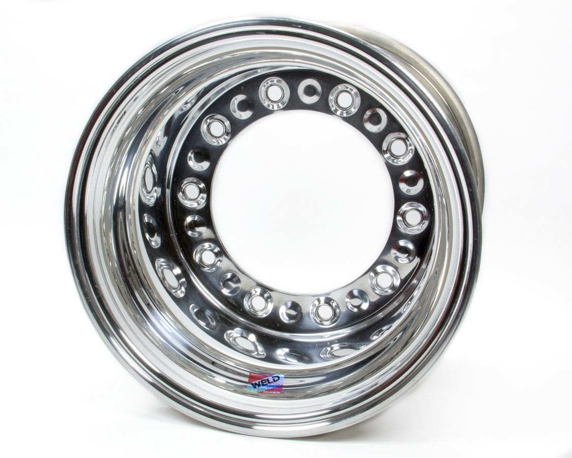 WELD Racing 571-5215 Wide 5 HS Aluminum Wheel, 15 x 12 in, 5 in Backspace, Polished